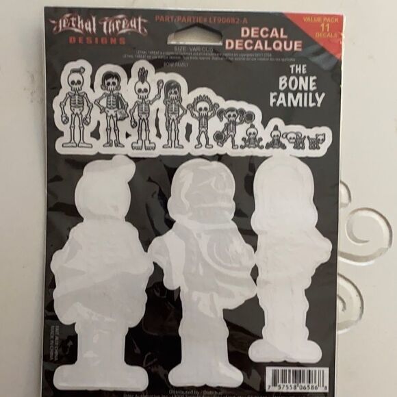 Bone family car decals. Brand new in package. - Picture 1 of 2